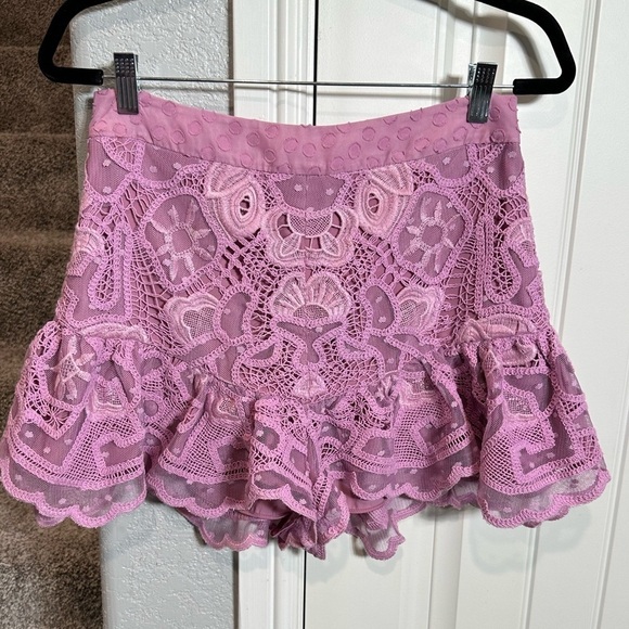 Alexis
Inka Mixed Lace Pink Shorts - Picture 8 of 12